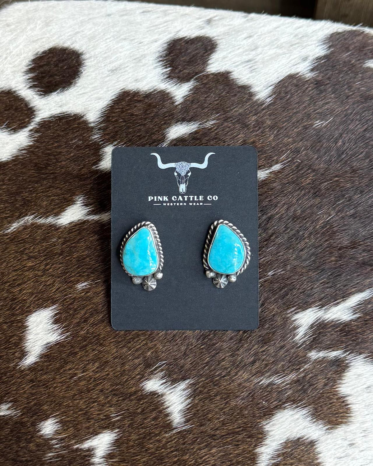 Blue Stud Earrings *Native
