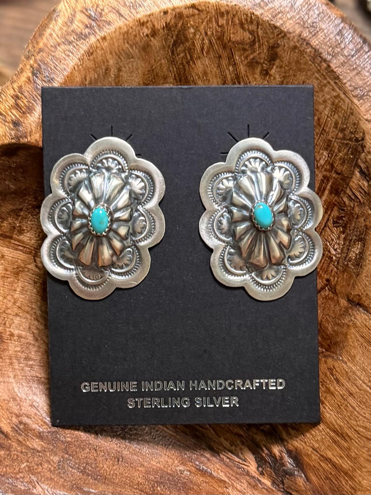 Blue Concho Stud