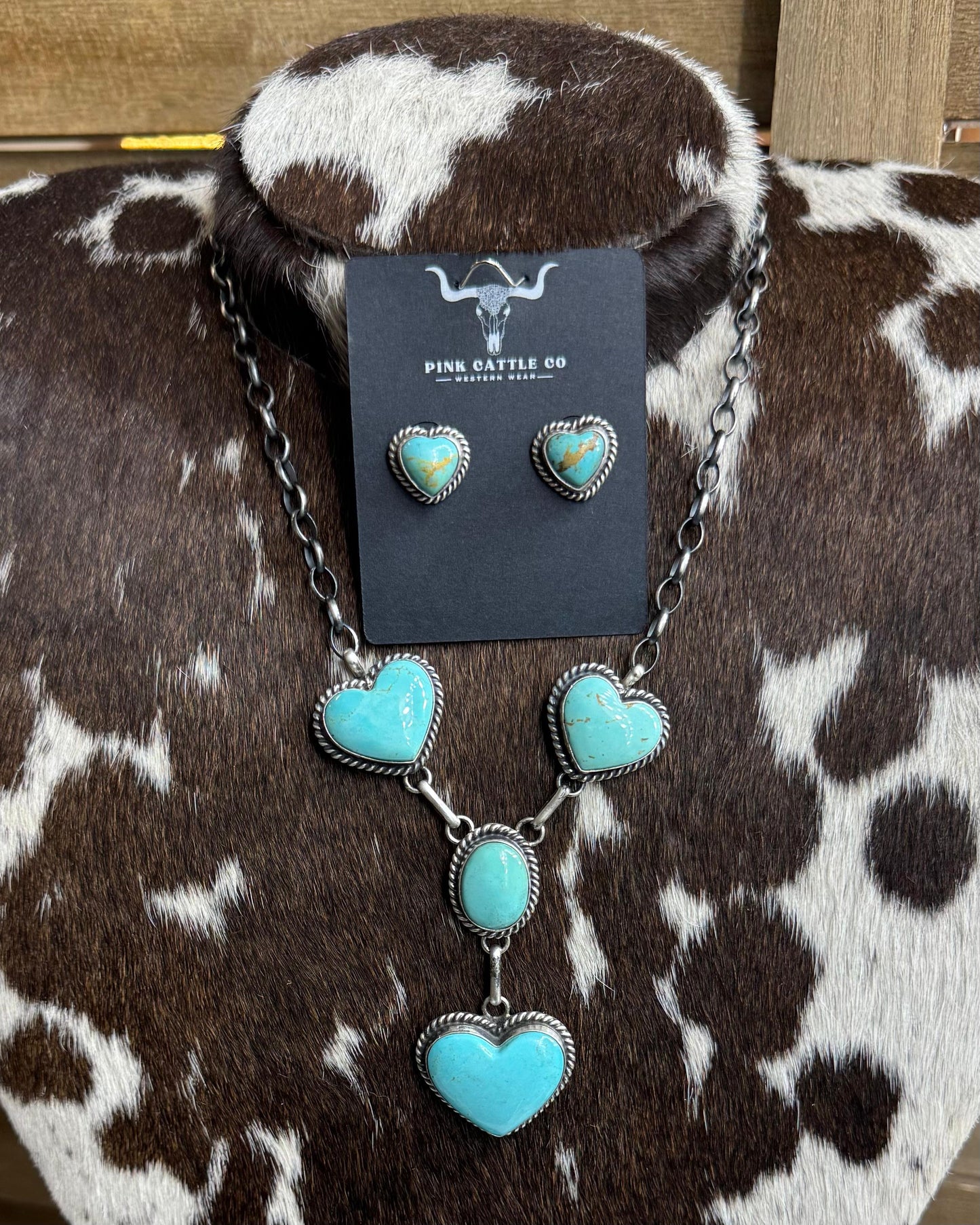 Multi Heart Lariat Necklace *Native