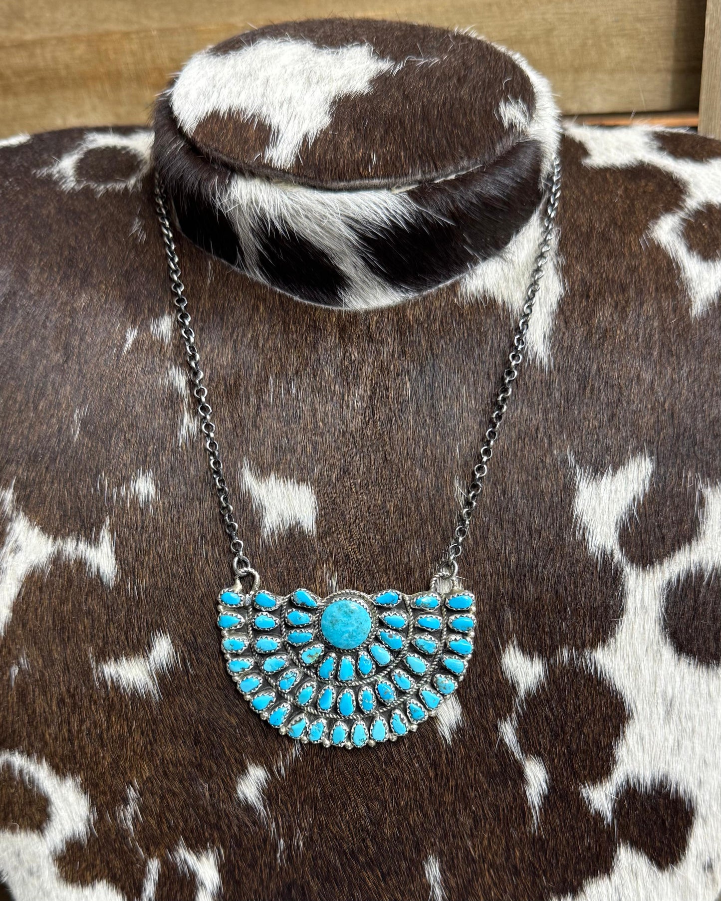 20.5 Petit Point Half Cluster Necklace *Native