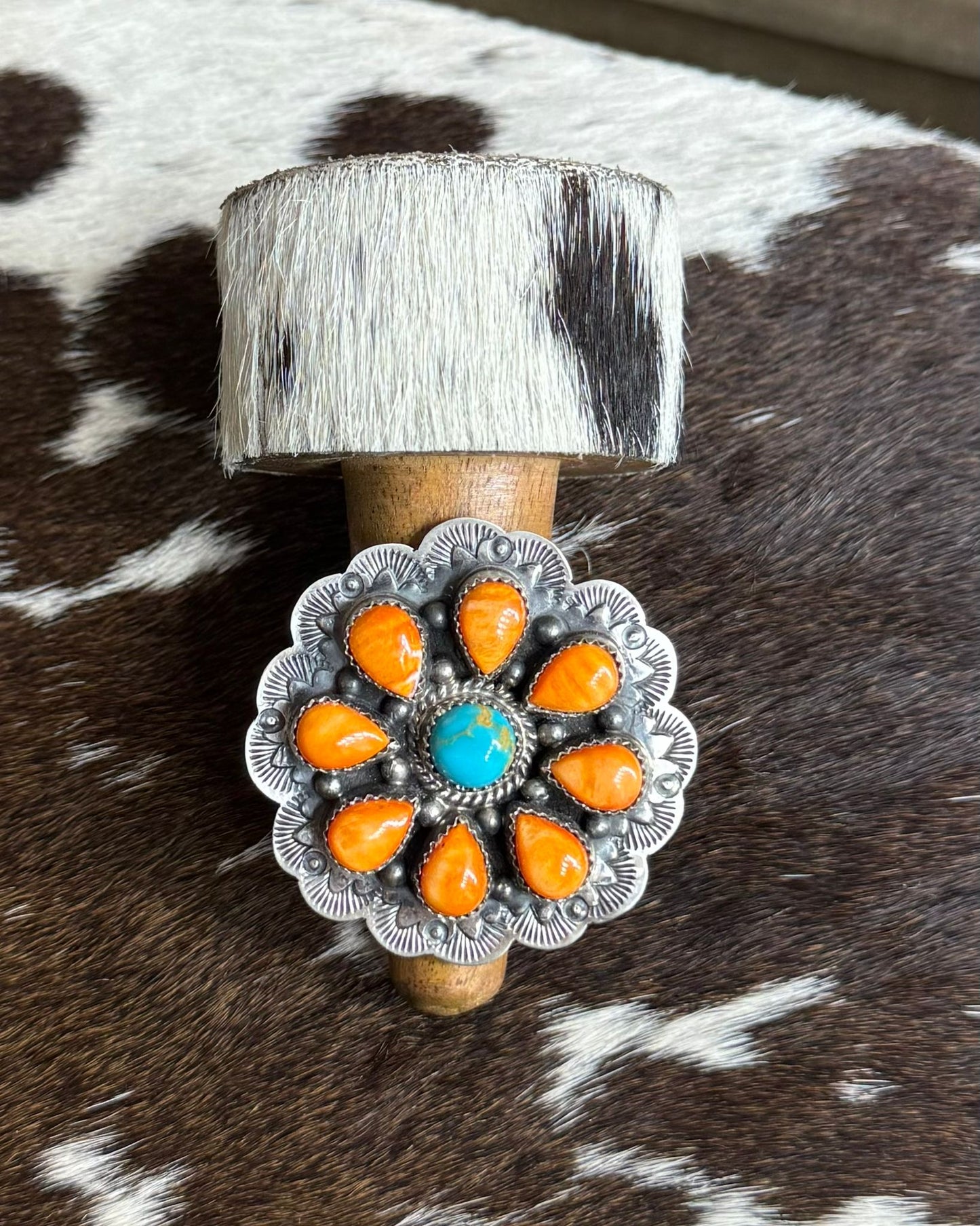 Spiny & Kingman Flower Ring *Native