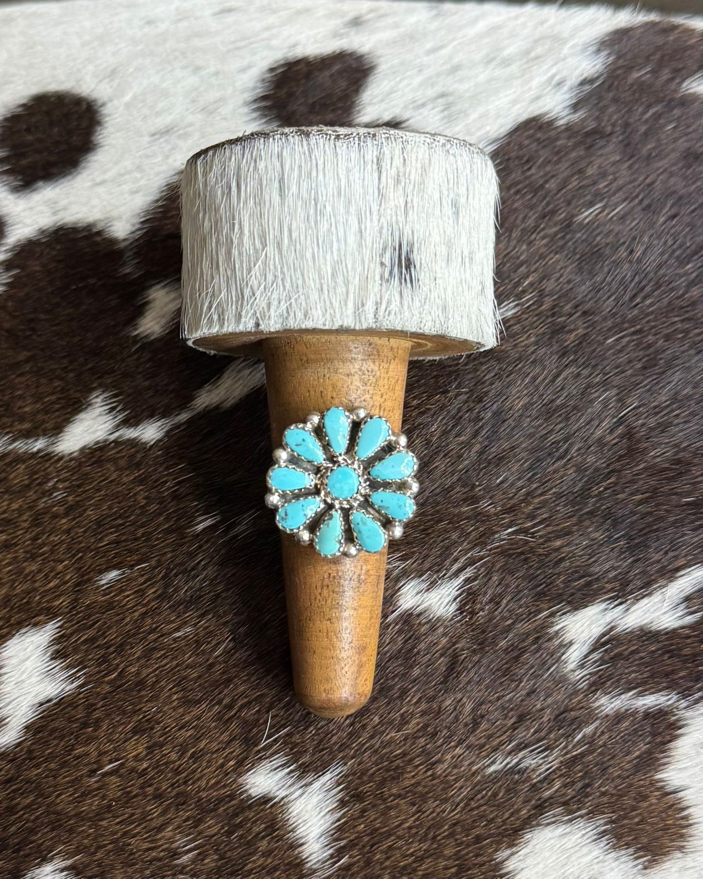 Blue Adj Cluster Ring *Native