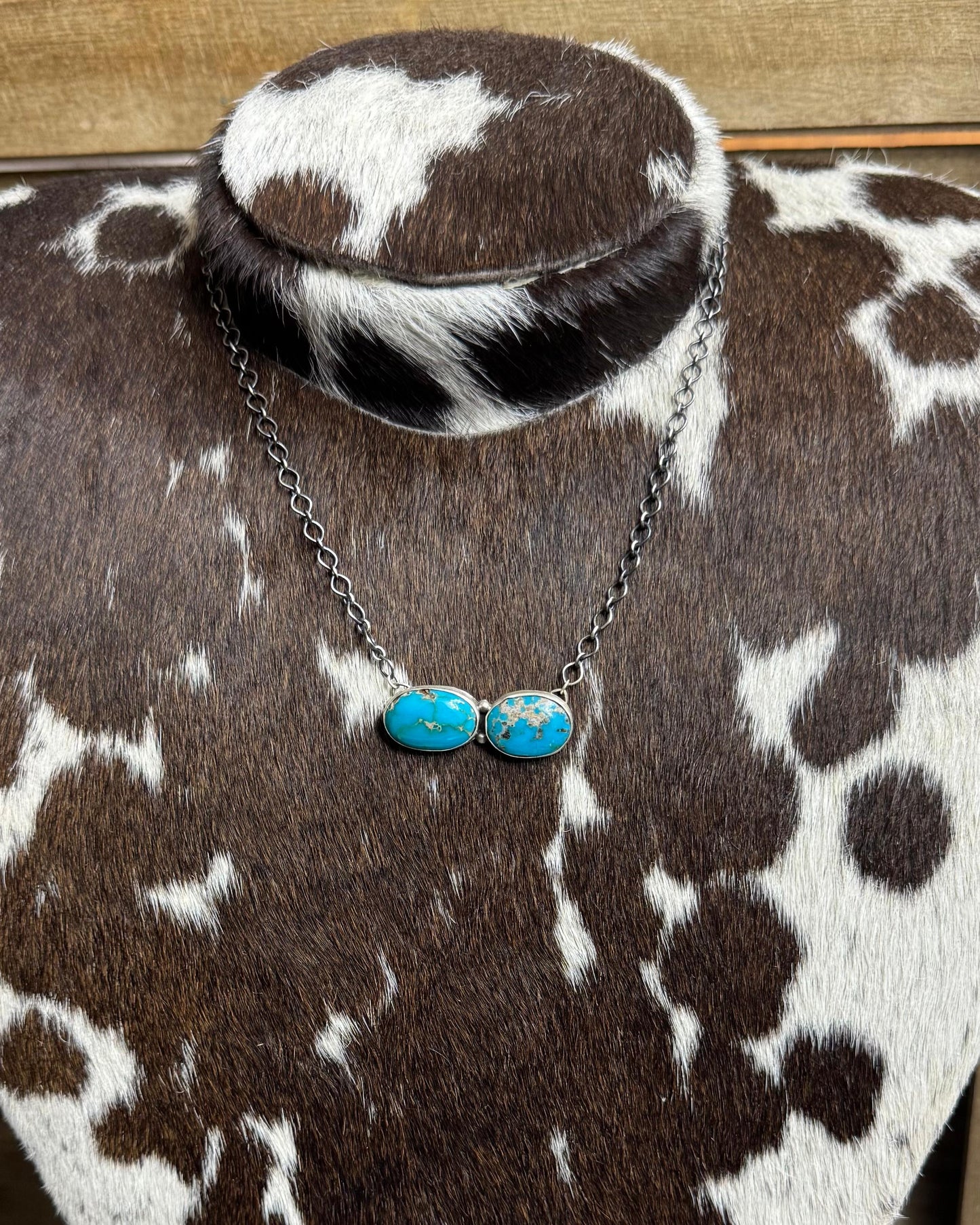18.5" Double Stone Necklace *Native