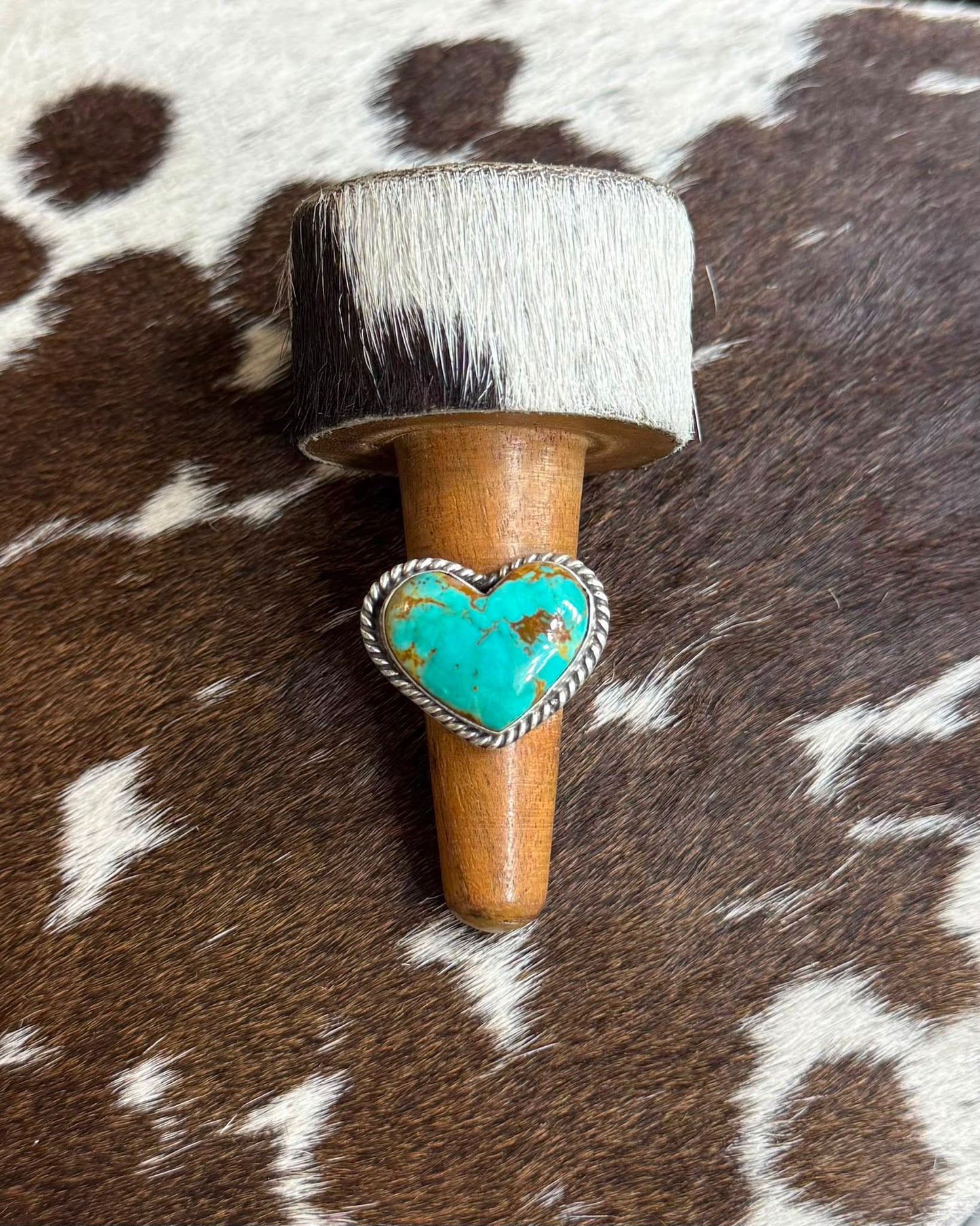 Turquoise Heart Ring *Native