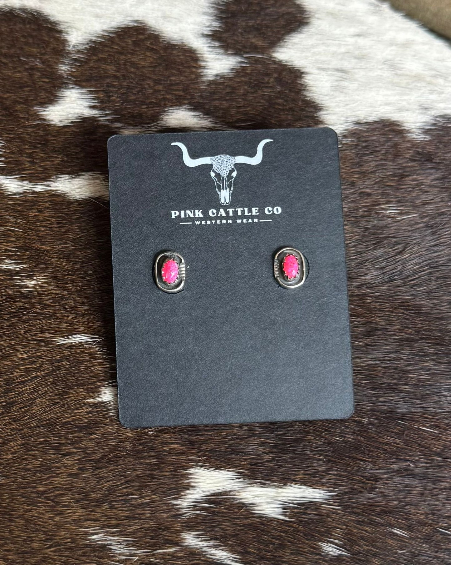 Pink Opal Mini Studs *Native