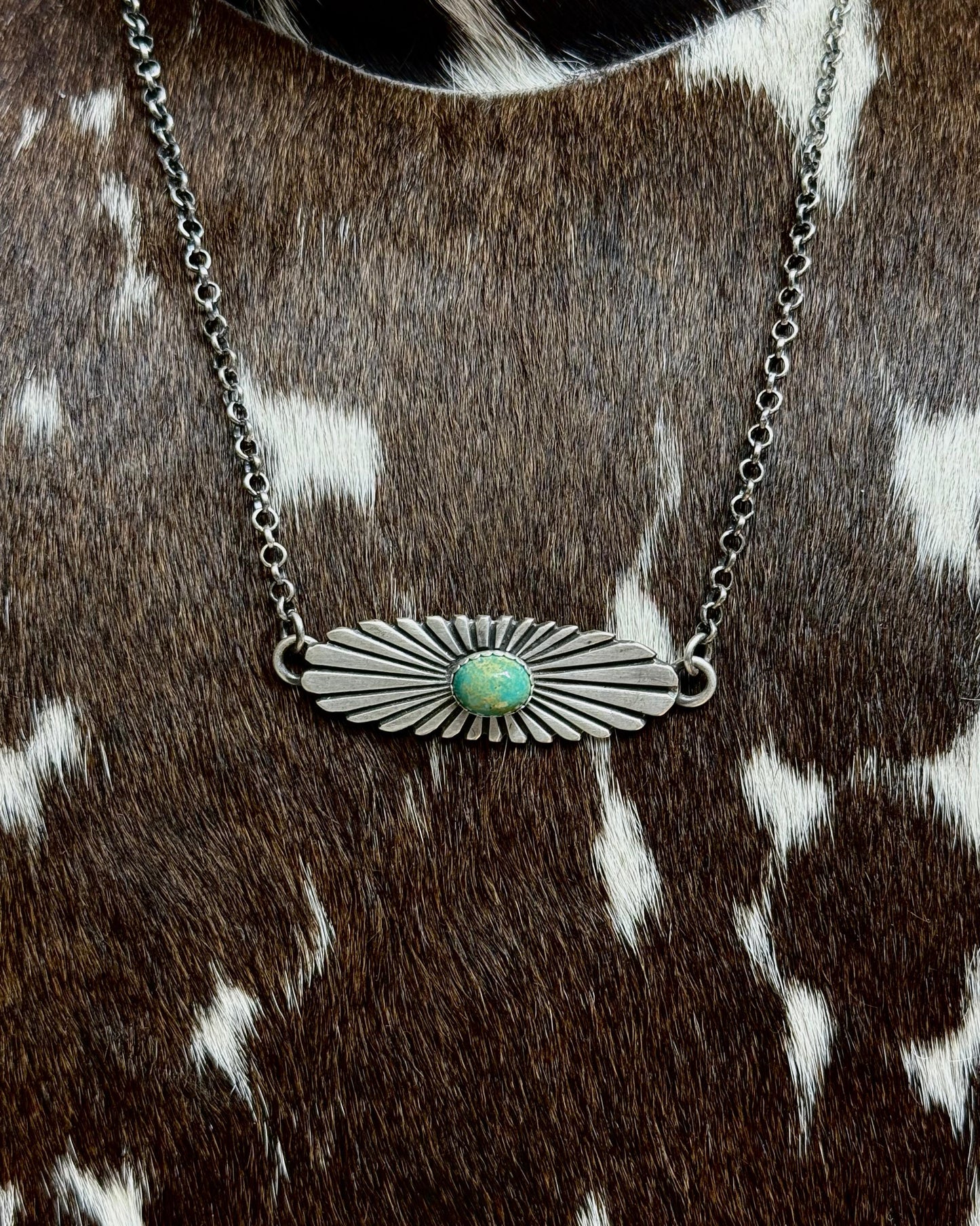 20" Oval Concho Necklace *Native