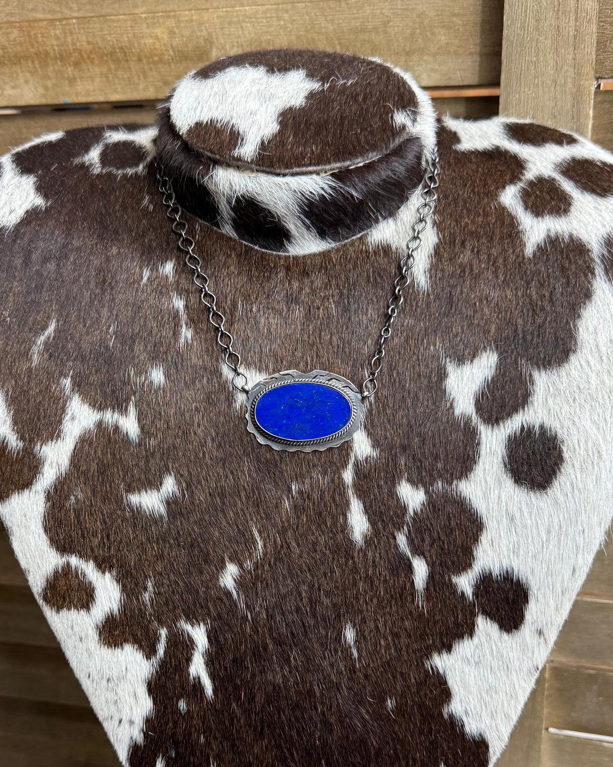 Oval Lapis Necklace *Native