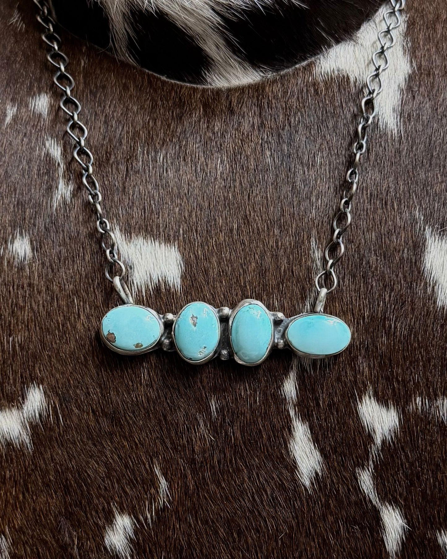 18" Ella Peter 4 Stone Necklace *Native