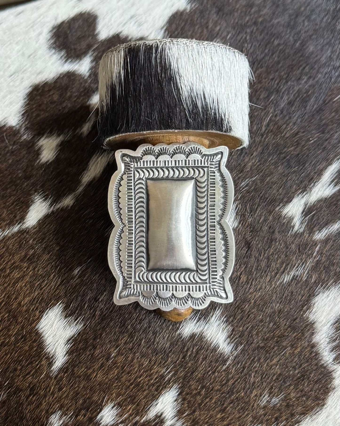 Sterling Lg Rectangle Ring *Native