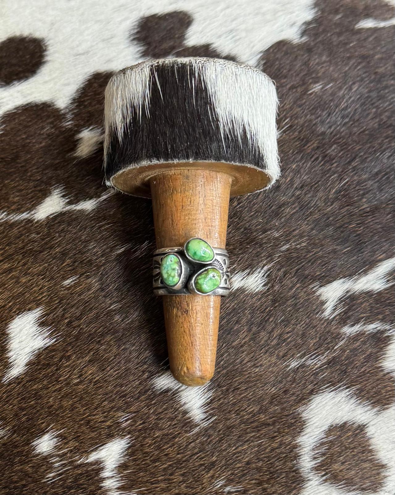 Sonoran 3 stone Ring Adj *Native