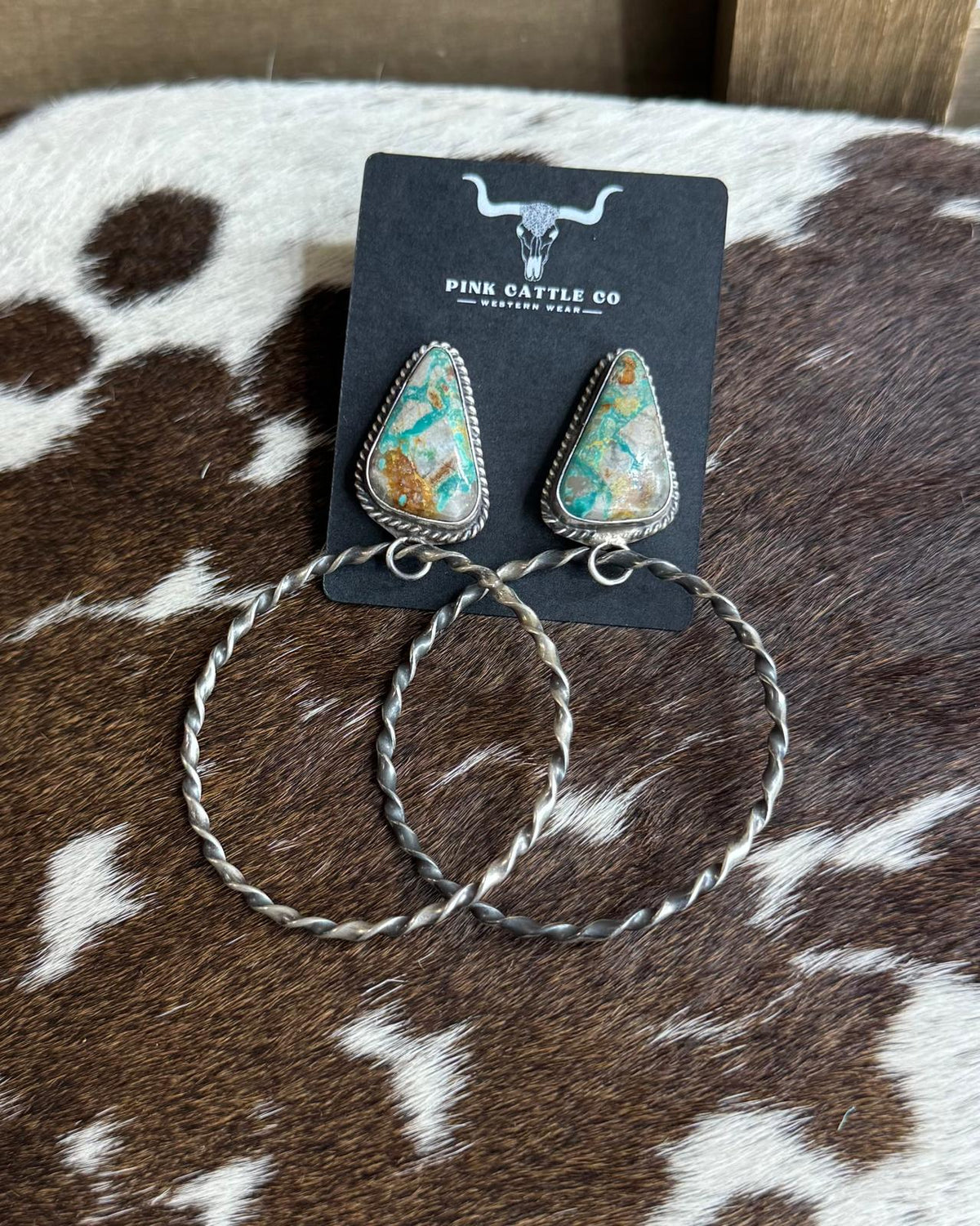 Royston Twisted Hoop Earrings *Native