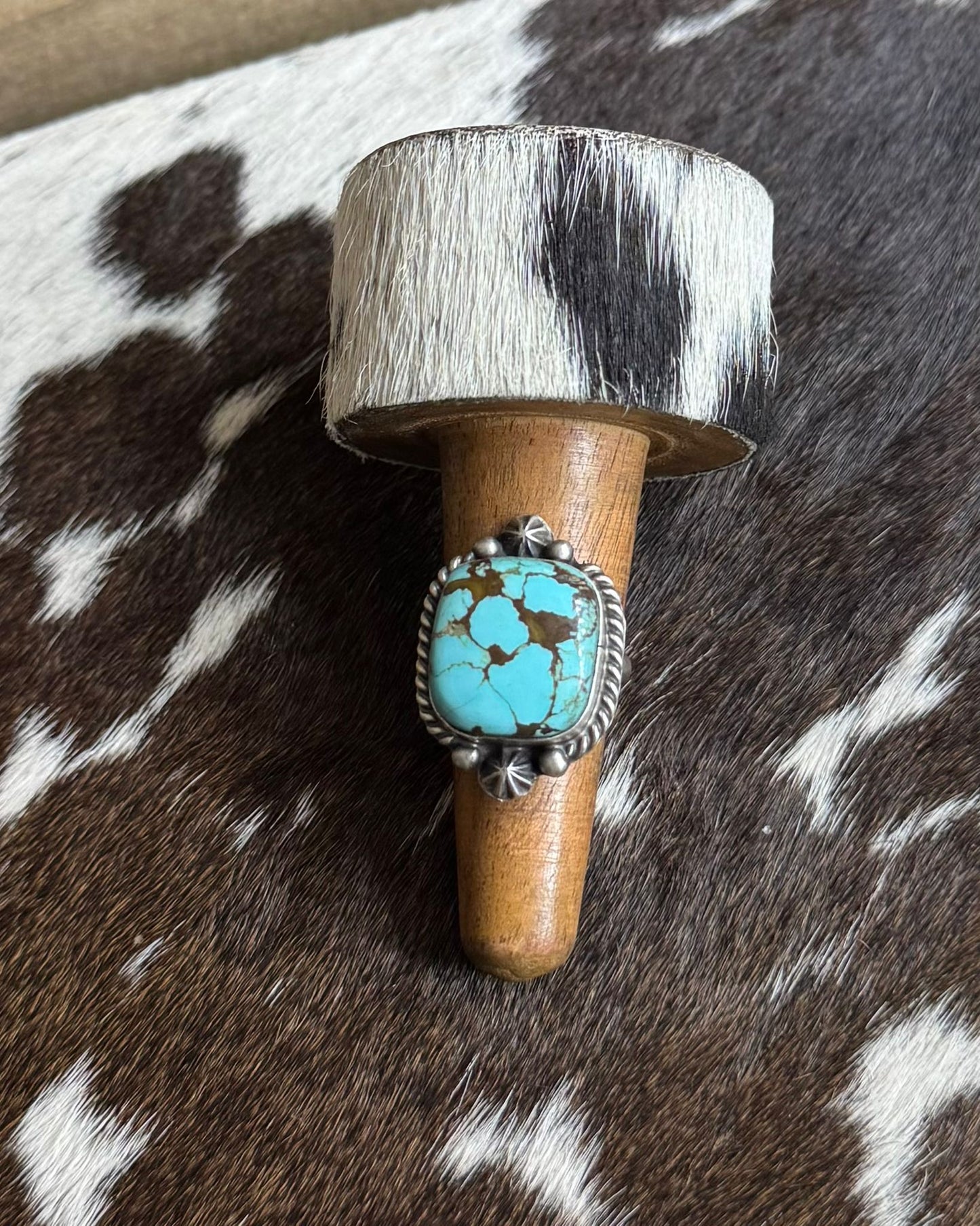 #8 Single Stone Starburst Ring *Native
