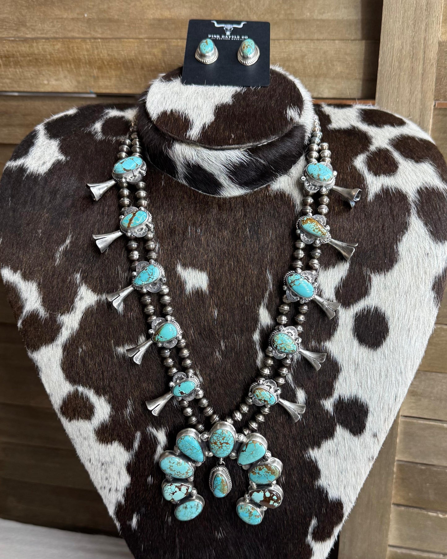 Mine #8 Squash Blossom Statement Necklace *Native