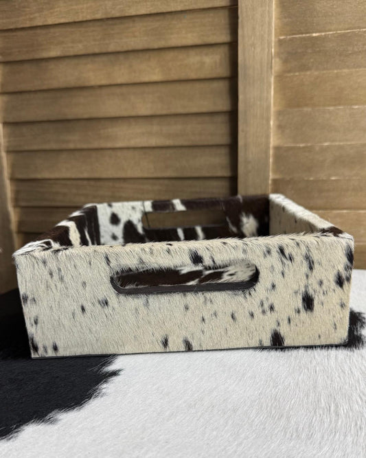 Brown Cowhide Jewlery Tray