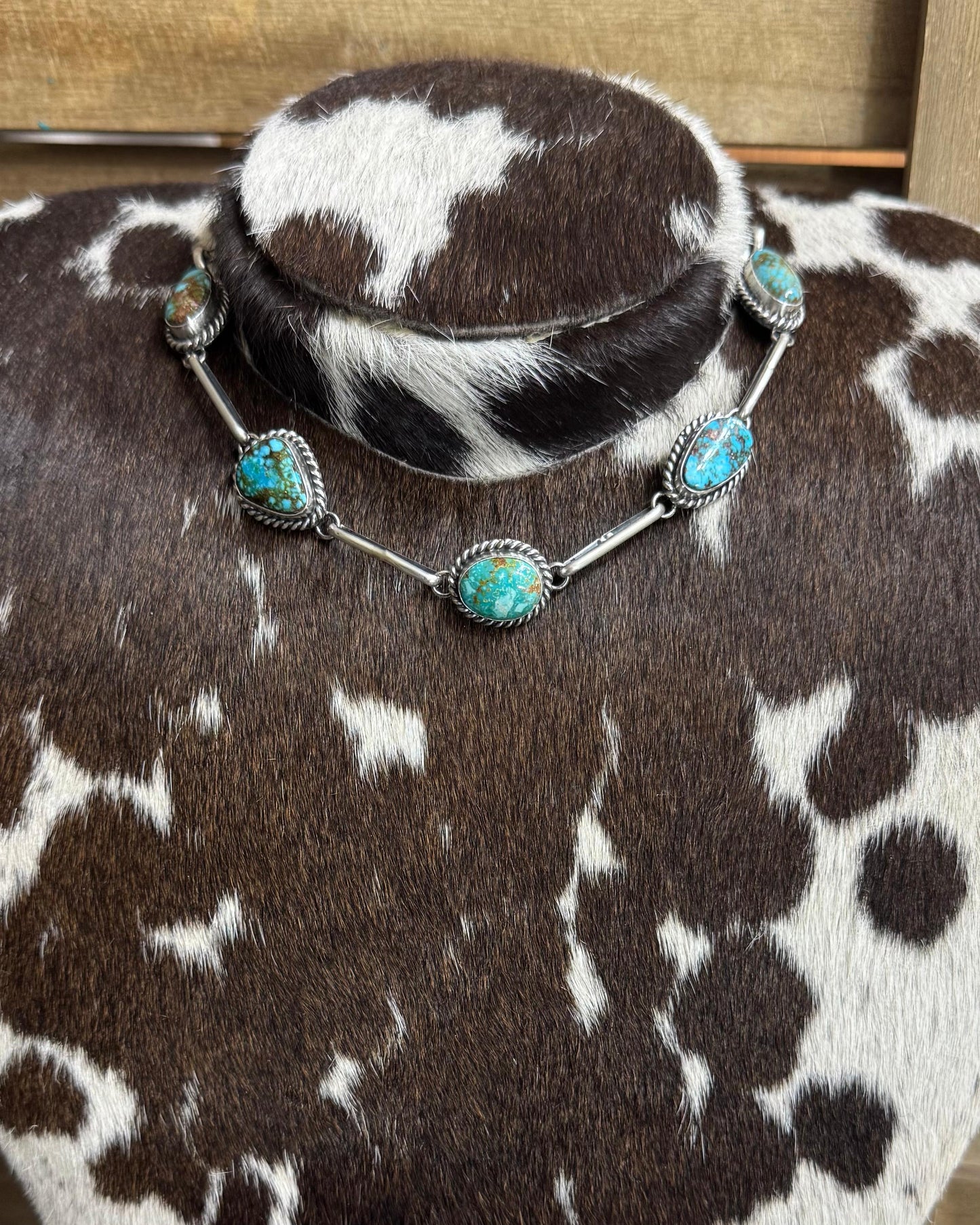 Webbed Kingman 5 Stone Choker *Native