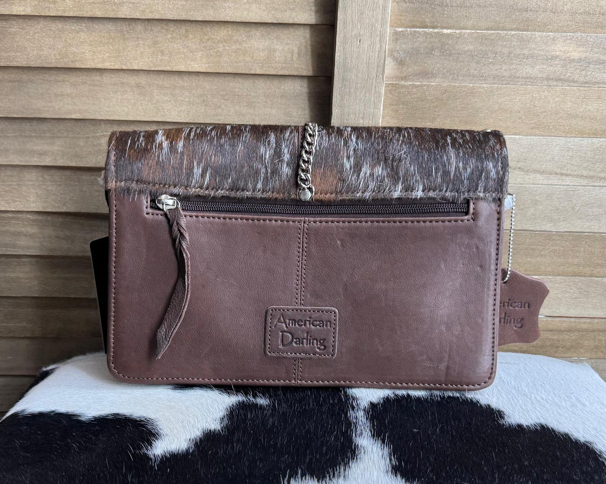 Cowhide Snaffle Bit Leather Purse