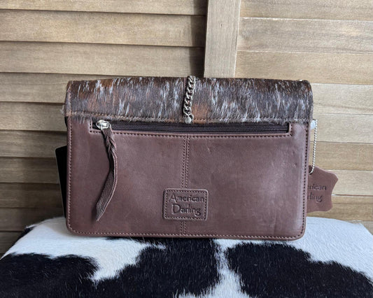 Cowhide Snaffle Bit Leather Purse