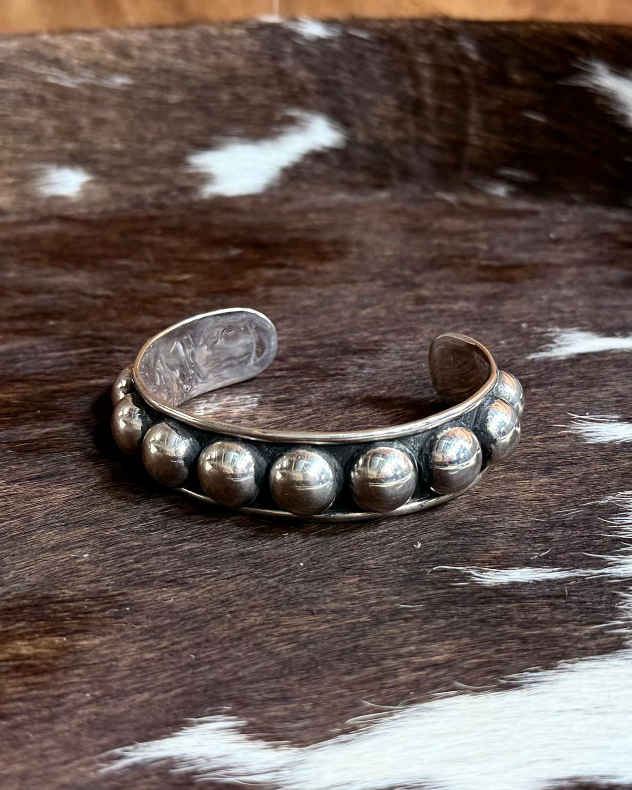 Sterling Silver Ball Cuff *NonNative