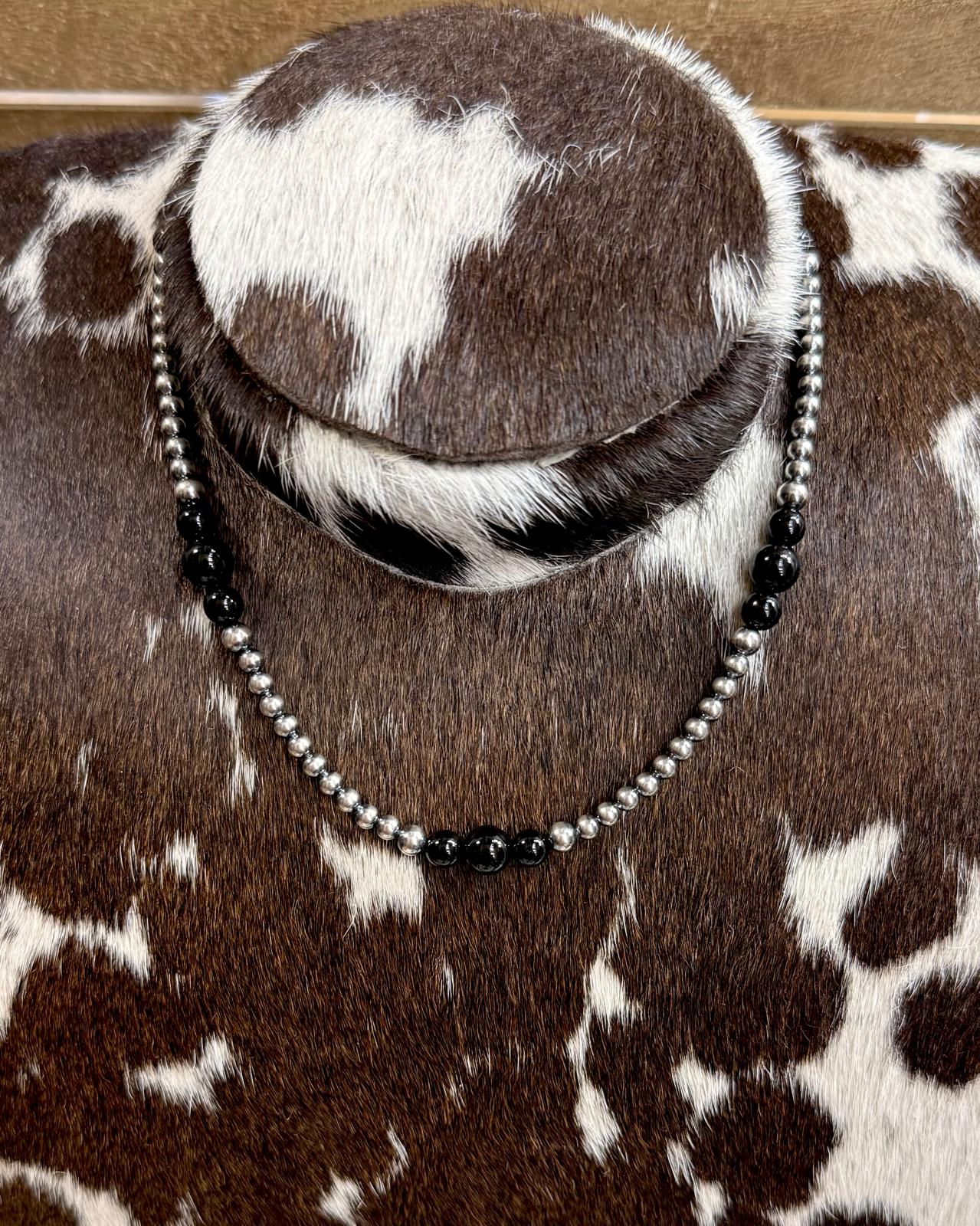 16" Black Onyx Pearl Stacker