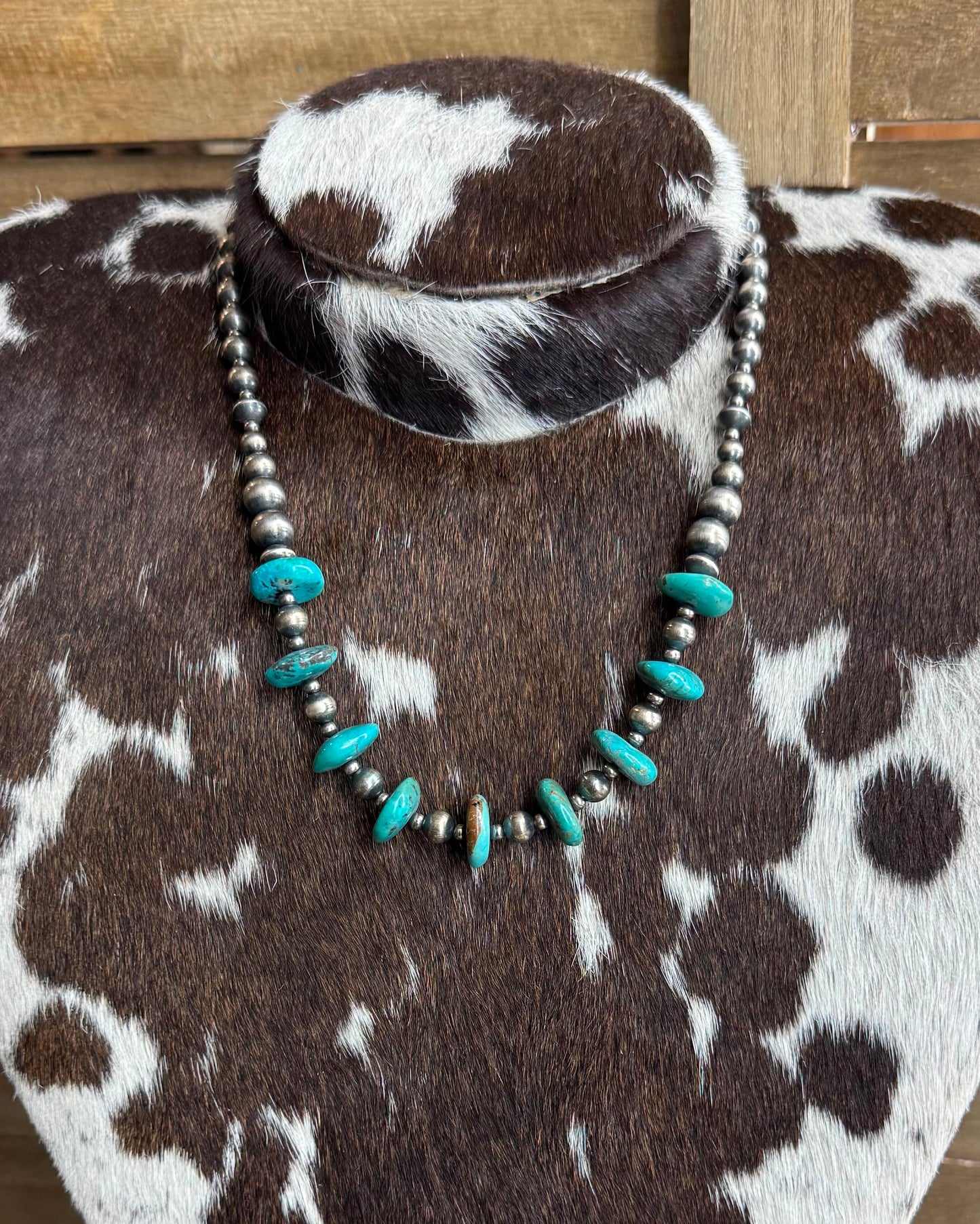 Turquoise & Pearl Necklace *Native