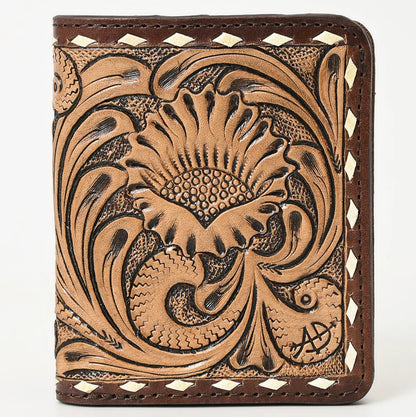 Brandy Tooled Wallet
