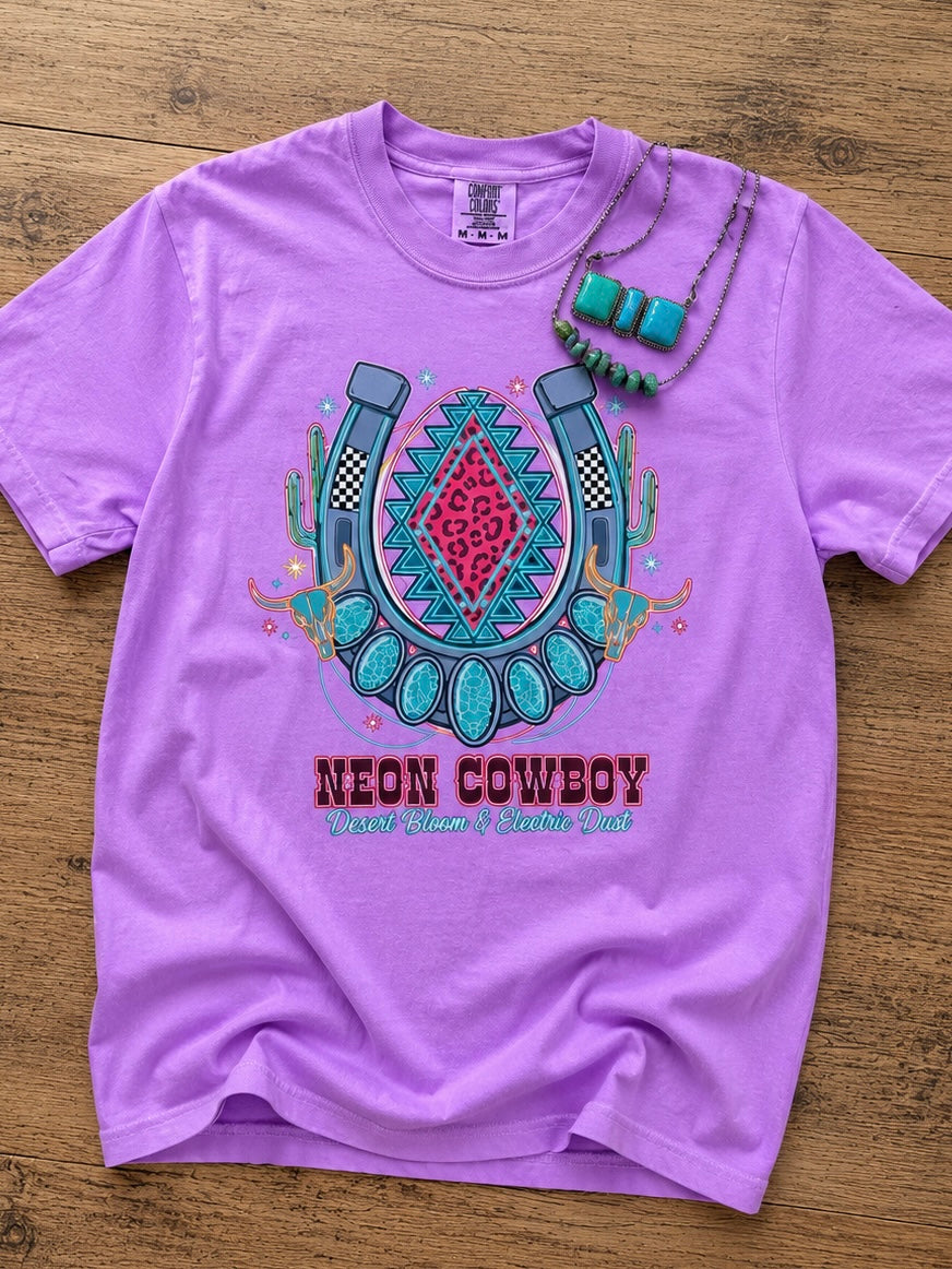 Neon Cowboy Bloom & Dust Tee