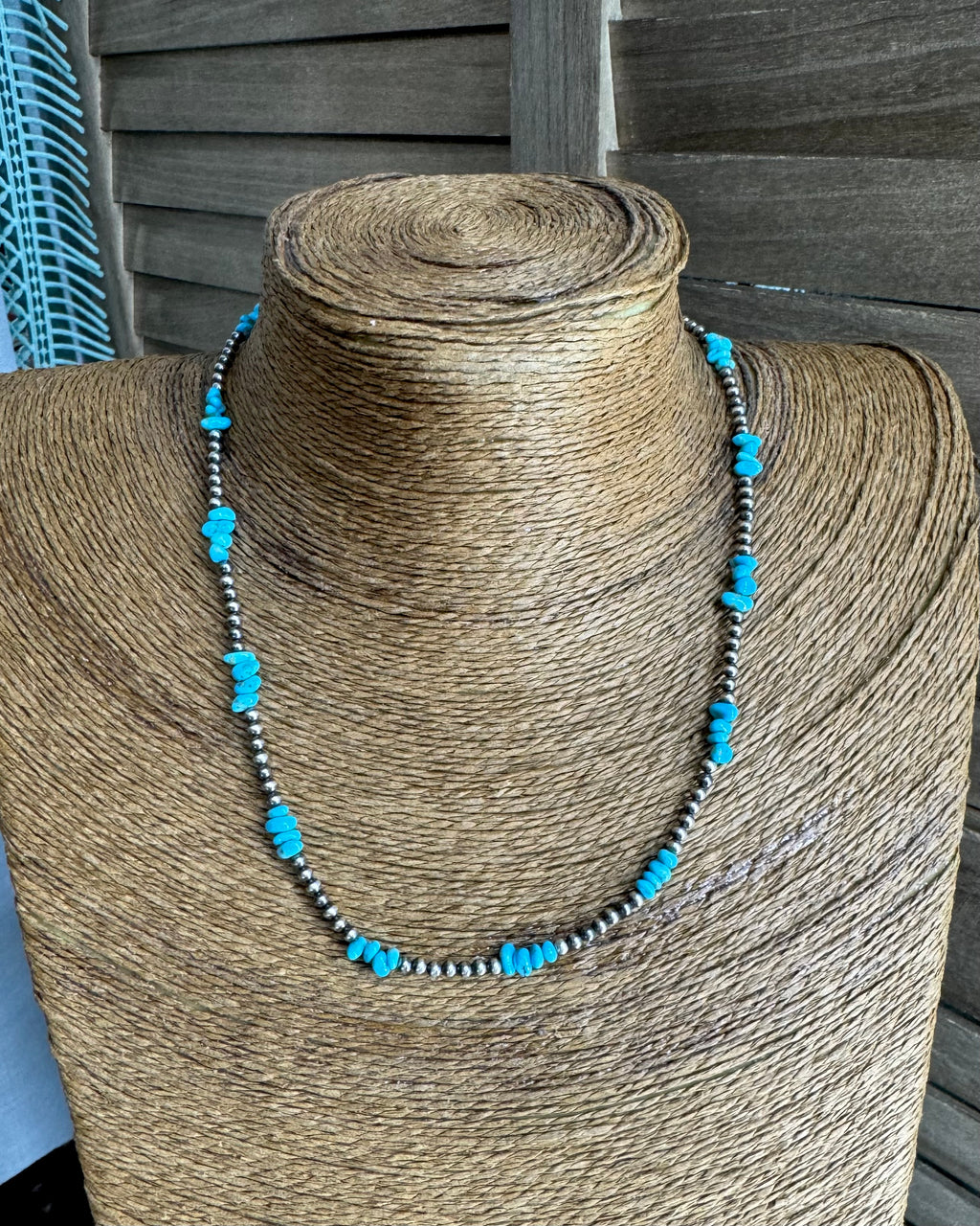 Sterling Genuinely Turquoise Necklace