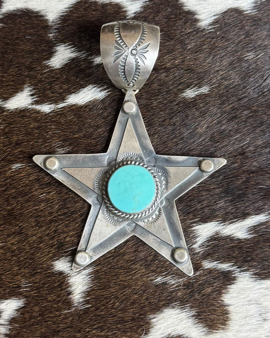 Star Turquoise Necklace *Native