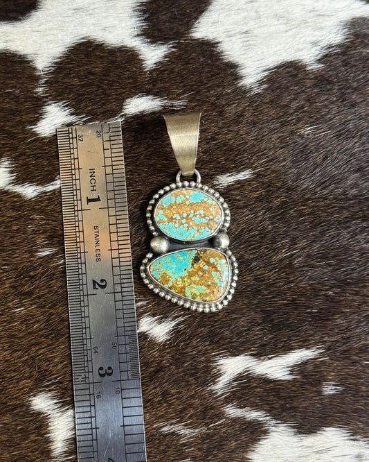 #8 Double Stone Pendant *Native