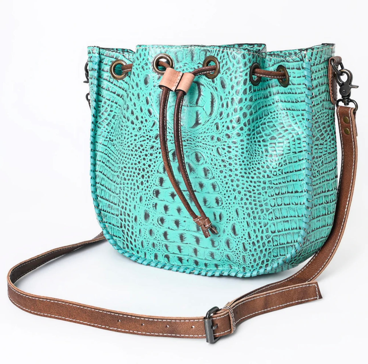 American Darling Croc Crossbody Bag