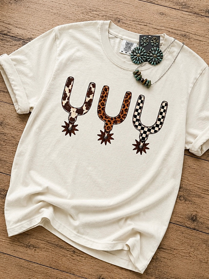 Three Of A Kind Spurs Tee