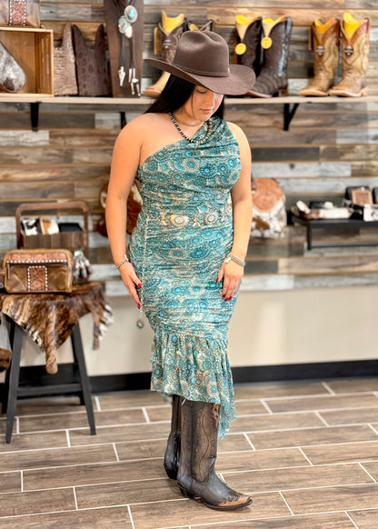 Cowgirl After Dark Dress (Concho)