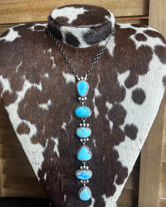 Golden Hills Statement Lariat Necklace *Native