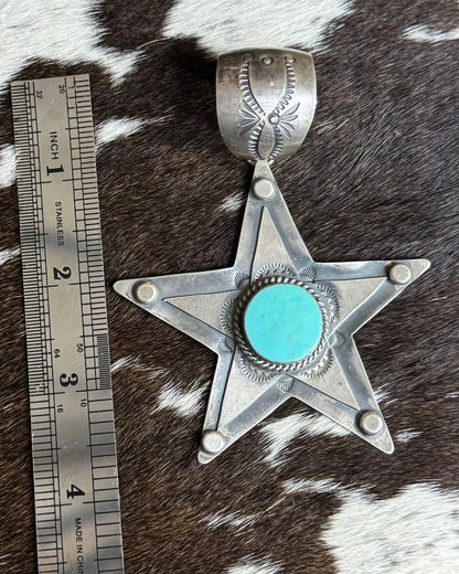 Star Turquoise Necklace *Native