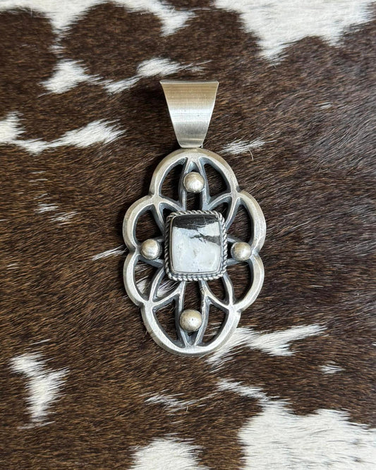White Buffalo Pendant *Native