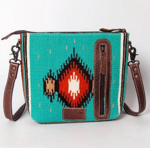 American Darling Saddle Blanket Crossbody *Turquoise