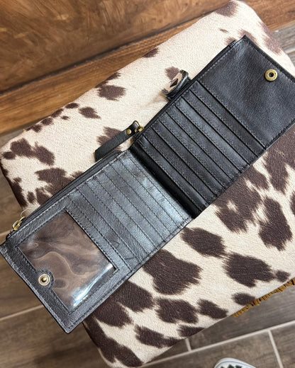 Checkered Card Wallet