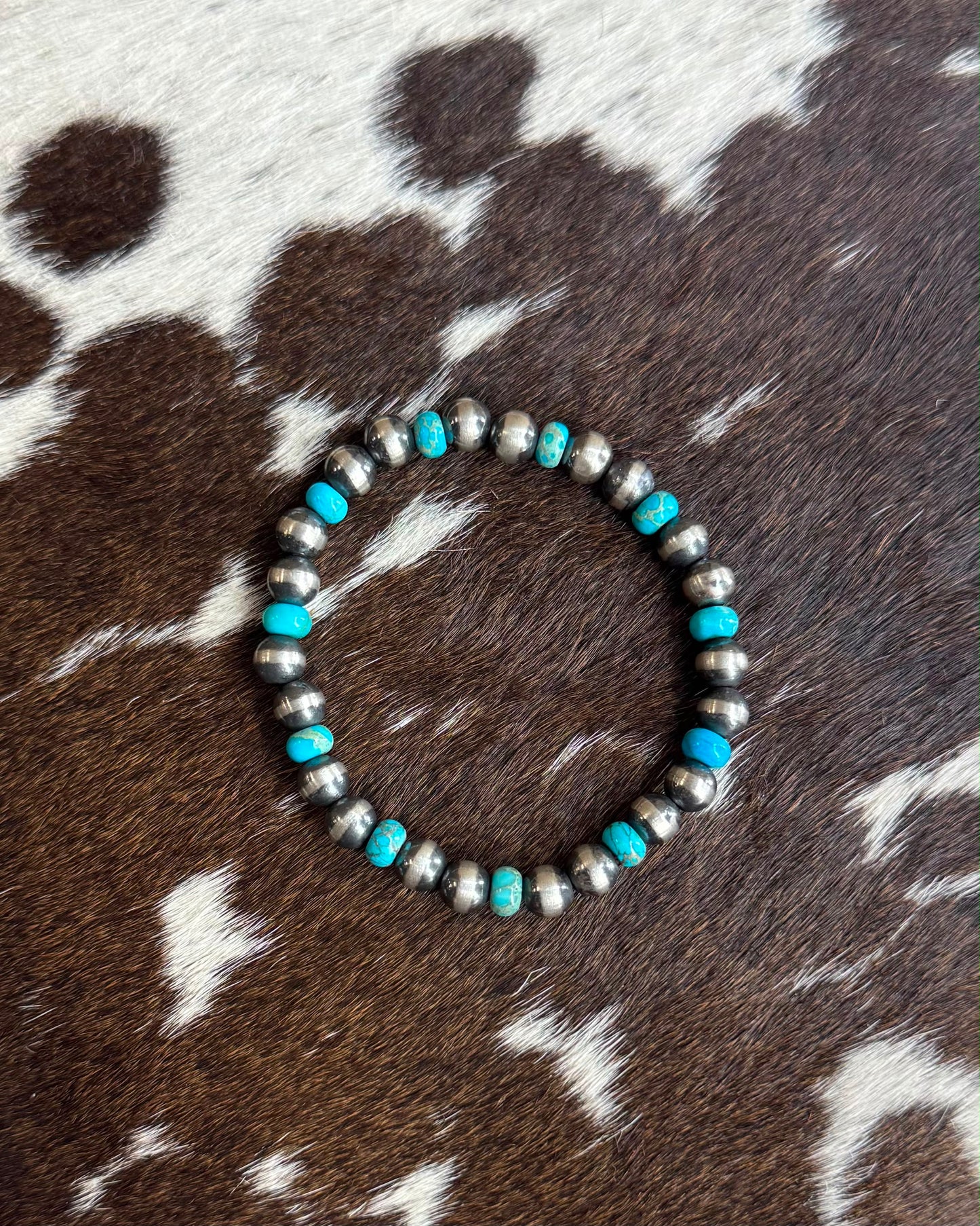 Blue Turquoise Stretch Bracelet * NonNative