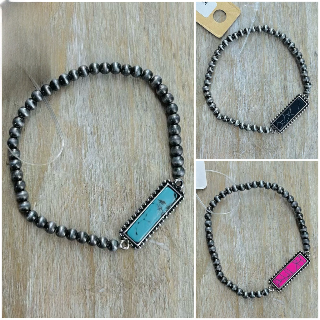 Simple Bar Navajo Bracelet