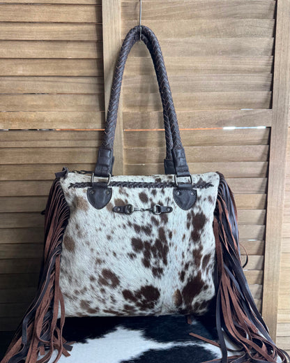 Hair On Hide Bit Shoulder Bag *Native