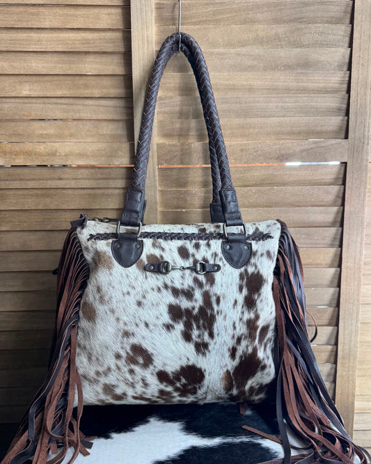 Hair On Hide Bit Shoulder Bag *Native