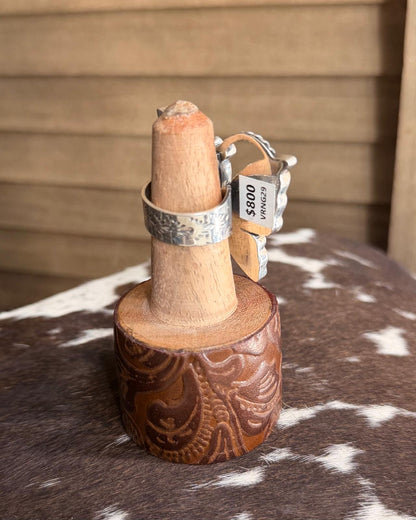 Federico Jimenez Spiny & Turquoise Butterfly Ring *Native