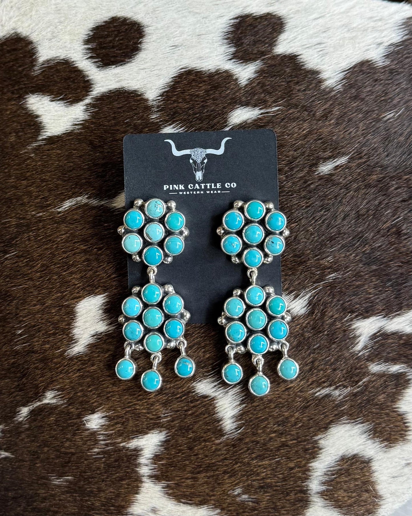 Federico Jimenez Cluster Dangle Earrings