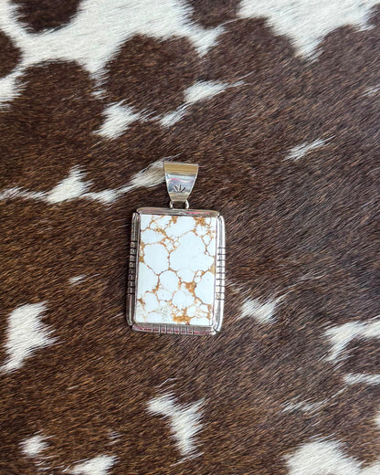 Wild Horse Rectangle Pendant *Native