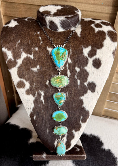 Vicky Hicks Sonoran Chunky Stone Lariat *Native