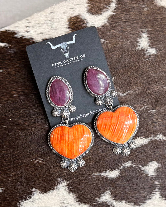 Spiny Heart Dangles *Native