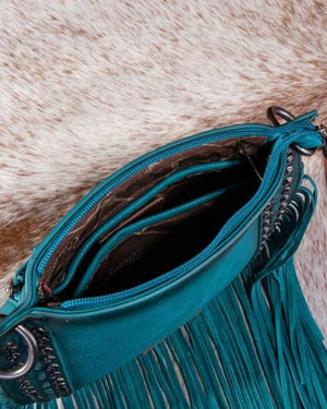 Turquoise Conceal Carry Wrangler Studded Bag