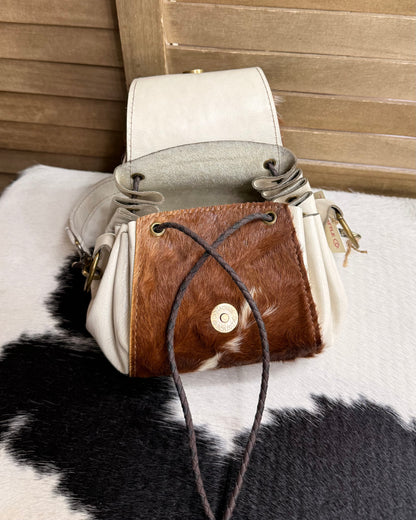 Mini Cowhide Bucket Bag