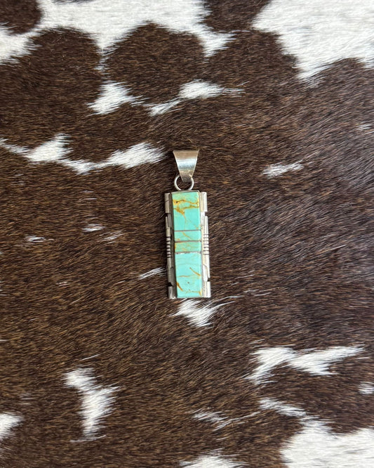 Steve Francisco #8 Inlay Pendant * Native