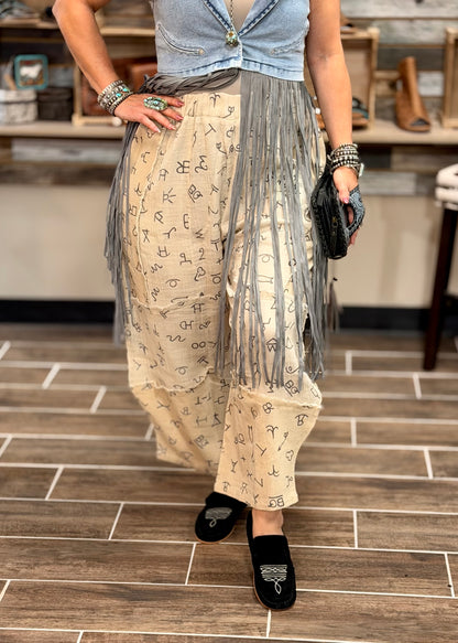Branded Linen Pants